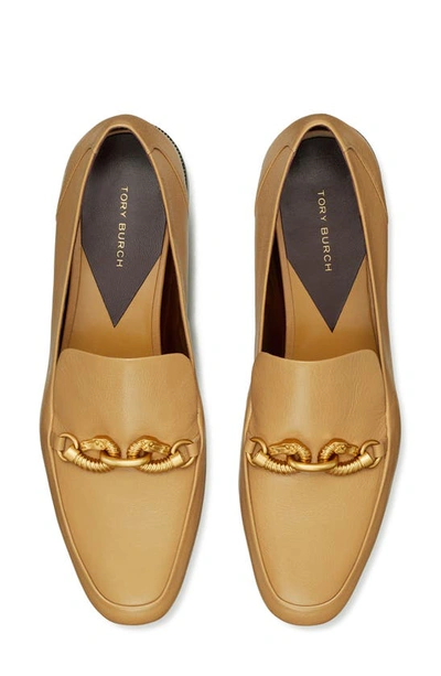 Shop Tory Burch Jessa Loafer In Ginger Shortbread / Gold