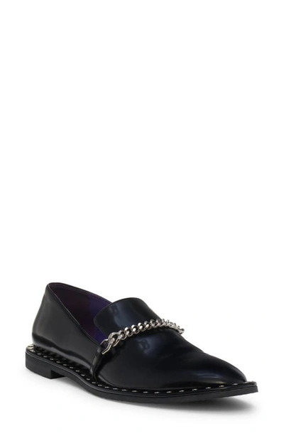 Shop Stella Mccartney Falabella Chain Loafer In Black