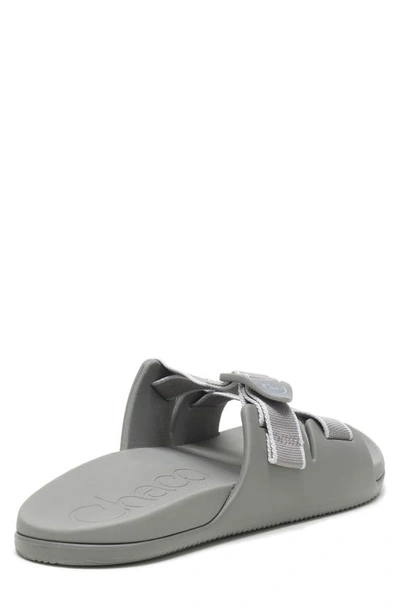 Shop Chaco Chillos Slide Sandal In Outskirt Gray
