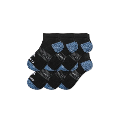 Shop Bombas Ankle Compression Socks 6-pack In Black