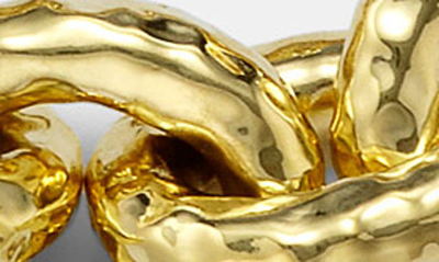Shop Ippolita 'glamazon' 18k Gold Hammered Link Bracelet In Yellow Gold
