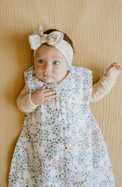Little Unicorn Cotton Muslin Wearable Blanket In Pressed Petals