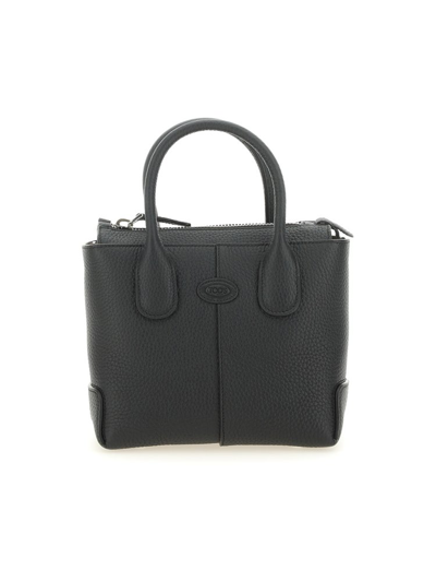 Shop Tod's Di Mini Tote Bag In Black