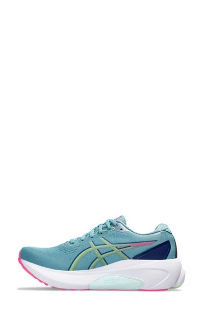 Shop Asics Gel-kayano® 30 Running Shoe In Gris Blue/ Lime Green
