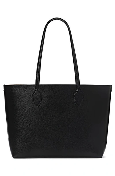 Shop Kate Spade Large Bleecker Leather Tote In Black