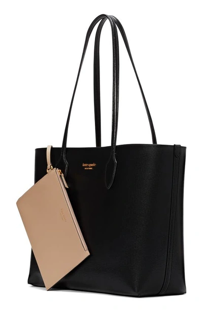 Shop Kate Spade Large Bleecker Leather Tote In Black