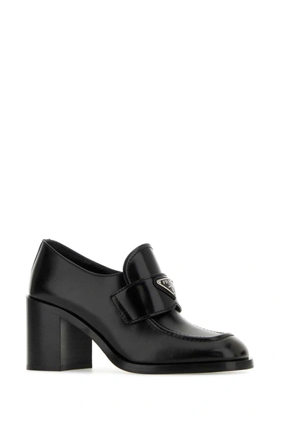 Shop Prada Heeled Shoes In Black