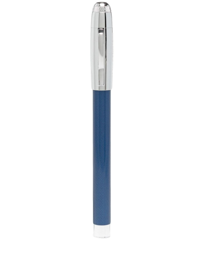 Shop Graf Von Faber-castell Debossed-logo Pen In Blue