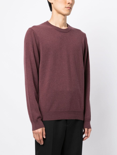 Shop Paul Smith Crew-neck Cashmere Jumper In Red