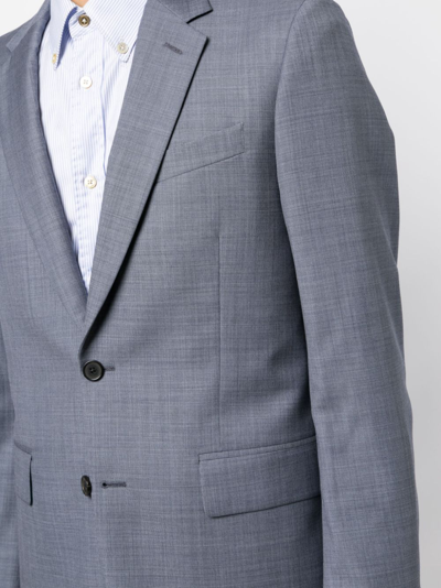 Shop Paul Smith Single-breasted Wool Suit In Grey