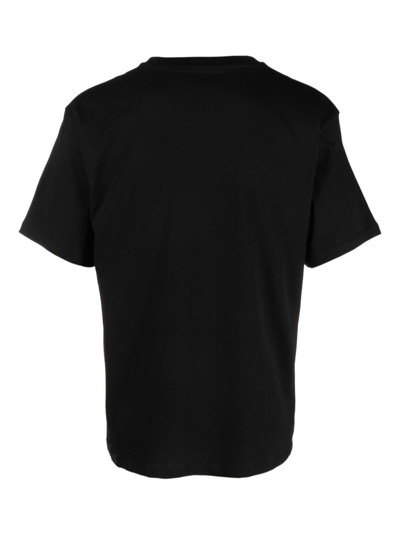 Shop Paccbet Lady Luck Cotton T-shirt In Black