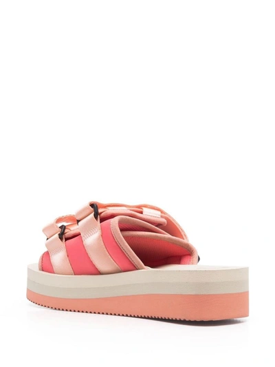 Shop Suicoke Platform Sandals In Pink