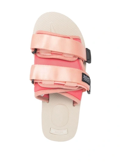 Shop Suicoke Platform Sandals In Pink