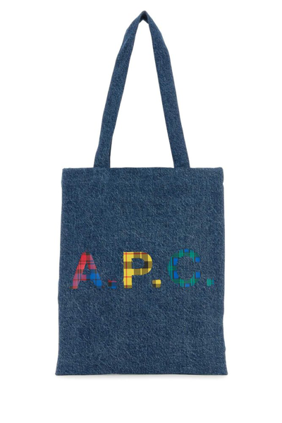 Shop Apc A.p.c. Logo In Blue