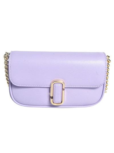 Shop Marc Jacobs J Marc Mini Shoulder Bag In Purple