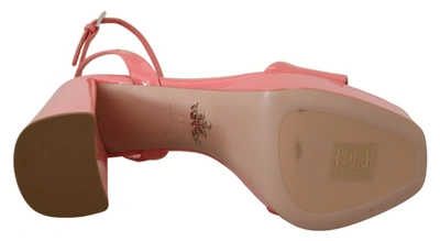 Shop Prada Pink Patent Women'ss Ankle Strap Heels Women's Sandal