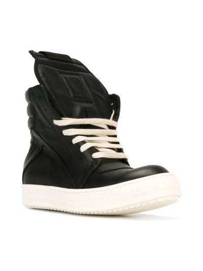 Shop Rick Owens 'geobasket' Hi-top Sneakers In Black