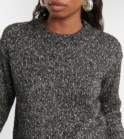 Shop 's Max Mara Po Cotton-blend Sweater In Neutrals