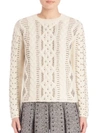 VALENTINO Studded Wool & Alpaca Sweater