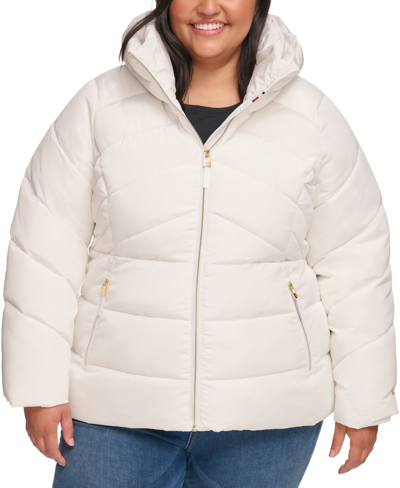 Tommy hilfiger plus clearance size womens coats
