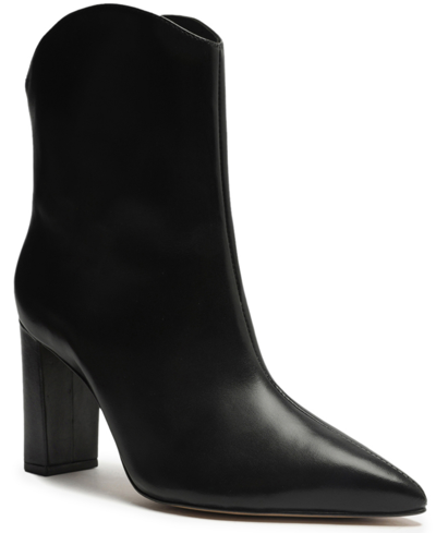 Shop Arezzo Women's Ellie High Block Boots In Black