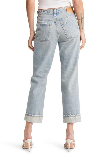 Ag Alexxis High Waist Ankle Straight Leg Jeans In 21 Years Road Trip Destructed