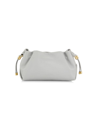 Shop Ulla Johnson Women's Remy Leather Clutch Bag In Agave