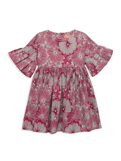 Shop Elisamama Baby Girl's, Little Girl's & Girl's Tade Printed Dress In Neutral