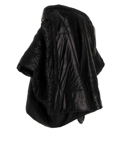 Shop Norma Kamali Hooded Cape Coats, Trench Coats Black