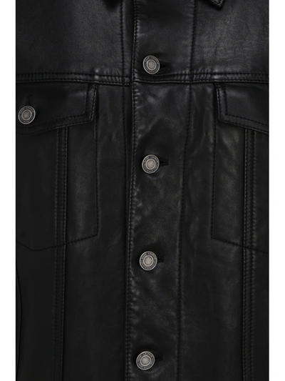 Shop Saint Laurent Leather Jacket