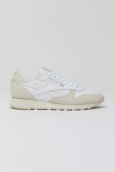 Shop Reebok Classic Leather Sneaker In White, Men's At Urban Outfitters