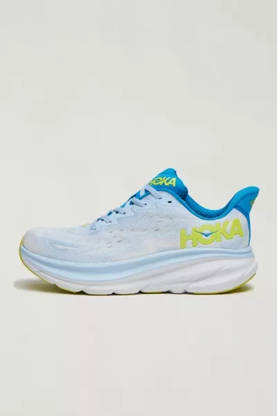Shop Hoka One One Clifton 9 Running Sneaker In Seasky Blue, Men's At Urban Outfitters