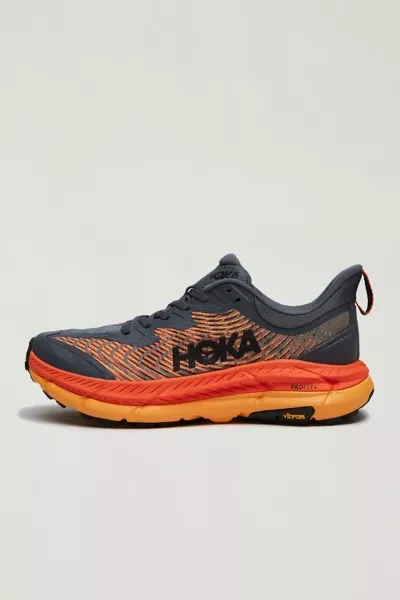 Shop Hoka One One Mafate Speed 4 Trail Sneaker In Graphite At Urban Outfitters