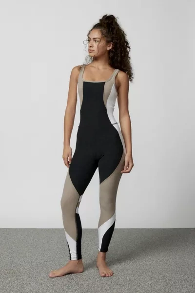 Shop Beyond Yoga Outlines Spacedye Jumpsuit In Black, Women's At Urban Outfitters
