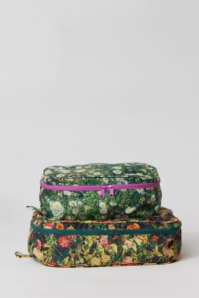 Shop Baggu Packing Cube 2-pack Set In Photo Floral, Women's At Urban Outfitters