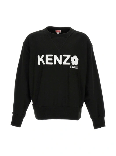 Shop Kenzo Logo Sweatshirt Black