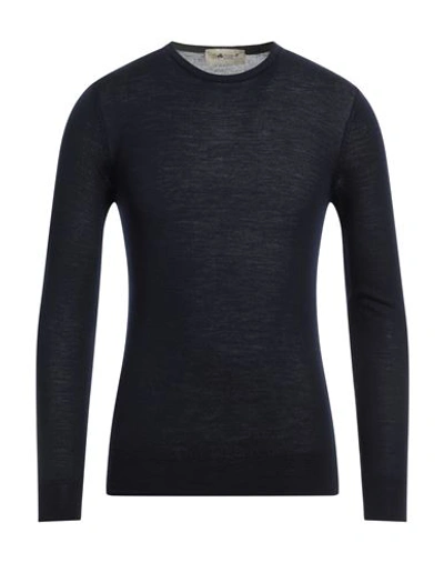 Shop Irish Crone Man Sweater Midnight Blue Size Xxl Merino Wool
