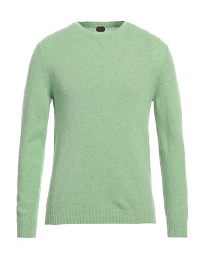 Shop Mp Massimo Piombo Man Sweater Light Green Size 36 Merino Wool