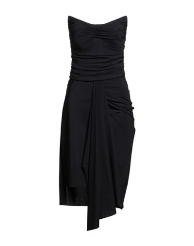 Shop Chiara Boni La Petite Robe Woman Mini Dress Black Size 4 Polyamide, Elastane