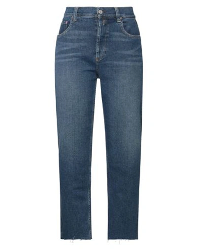 Shop Replay Woman Jeans Blue Size 29 Cotton, Modal, Elastomultiester, Elastane
