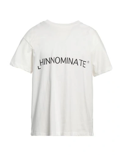 Shop Hinnominate Man T-shirt White Size S Cotton, Elastane
