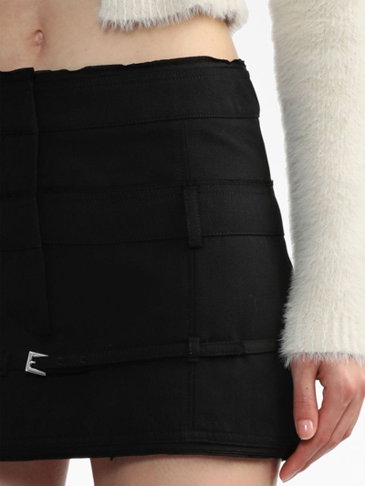 Shop Jacquemus High-waisted A-line Skirt In Black