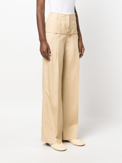 Jacquemus Le Pantalon Criollo Tailored Trousers In Brown