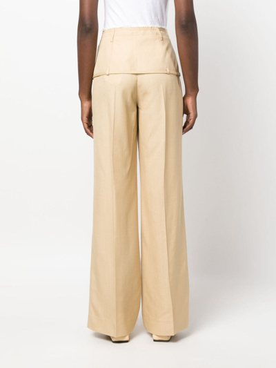 Jacquemus Le Pantalon Criollo Tailored Trousers In Brown