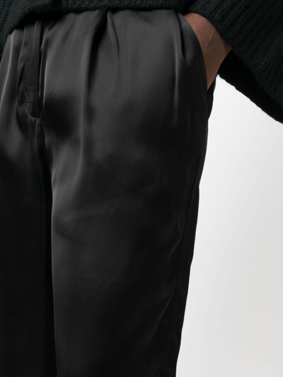 Shop Loulou Studio Ross Wide-leg Trousers In Black