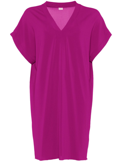 Shop Eres Tali V-neck Tunic Dress In Pink