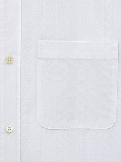 Marc Jacobs Oversized Long-sleeve Shirt In White