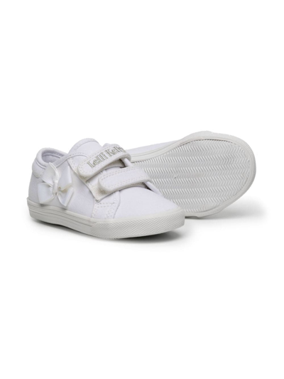 Shop Lelli Kelly Lilly Touch-strap Sneakers In 白色