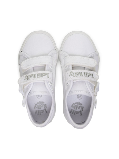 Shop Lelli Kelly Lilly Touch-strap Sneakers In 白色
