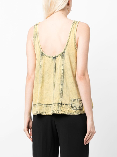 Shop 3.1 Phillip Lim / フィリップ リム Round-neck Cotton Top In Yellow